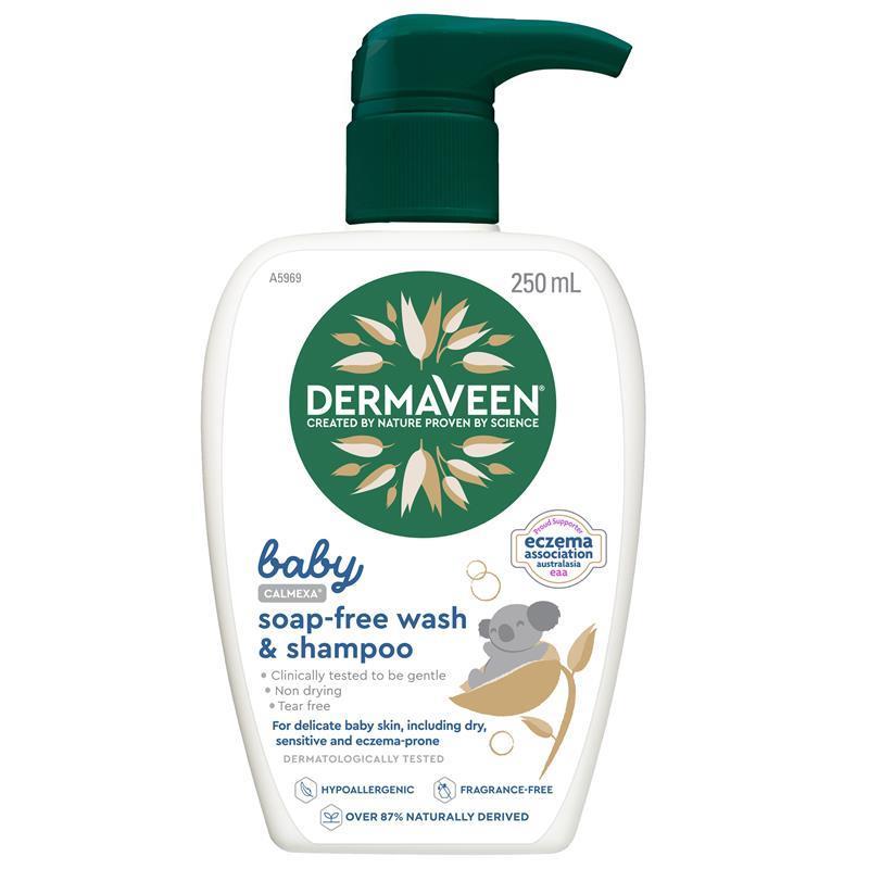 Dermaveen Calmexa Baby Soap Free Wash 250ml